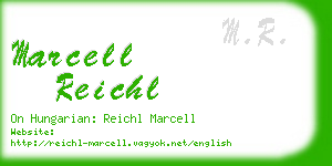 marcell reichl business card